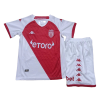 Kids AS Monaco FC Home Soccer Jersey Kit (Jersey+Shorts) 2022/23 Kappa