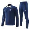 Men's PSG Zipper Tracksuit Sweat Shirt Kit (Top+Trousers) 2022/23 Nike