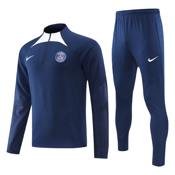 Men's PSG Zipper Tracksuit Sweat Shirt Kit (Top+Trousers) 2022/23 Nike