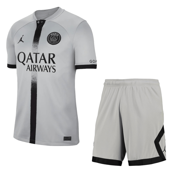 Kids PSG Away Soccer Jersey Kit (Jersey+Shorts) 2022/23 Nike