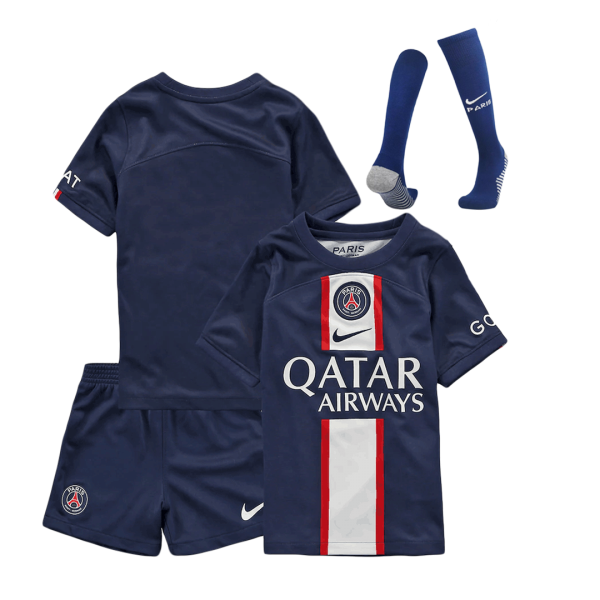 Kids PSG Home Soccer Jersey Whole Kit (Jersey+Shorts+Socks) 2022/23 Nike