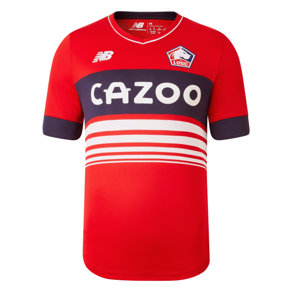 Men's Replica Lille OSC Home Soccer Jersey Shirt 2022/23 NewBalance