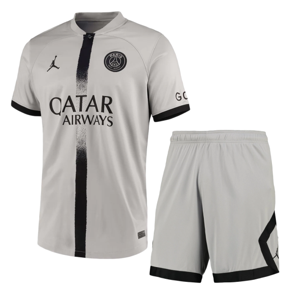 Men's Replica PSG Away Soccer Jersey Kit (Jersey+Shorts) 2022/23 Jordan