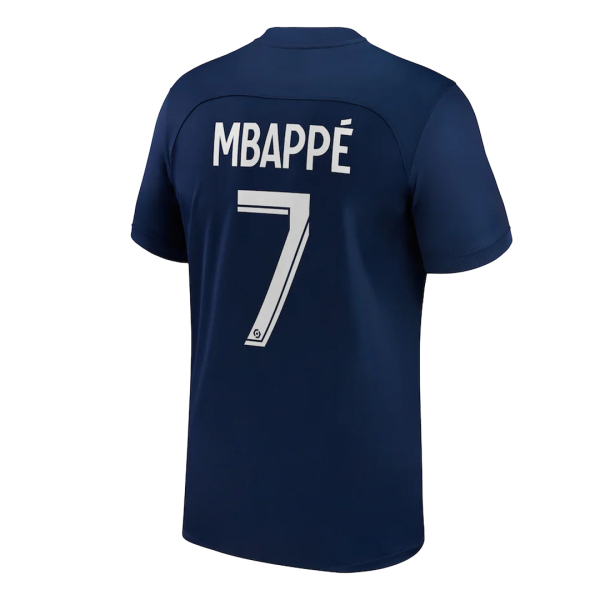 Men's Replica MBAPPÉ #7 PSG Home Soccer Jersey Shirt 2022/23 Nike