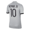 Men's Replica NEYMAR JR #10 PSG Away Soccer Jersey Shirt 2022/23 Jordan