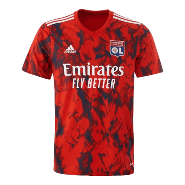 Men's Replica Olympique Lyonnais Away Soccer Jersey Shirt 2022/23 Adidas