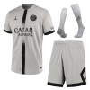 Men's Replica PSG Away Soccer Jersey Whole Kit (Jersey+Shorts+Socks) 2022/23 Jordan