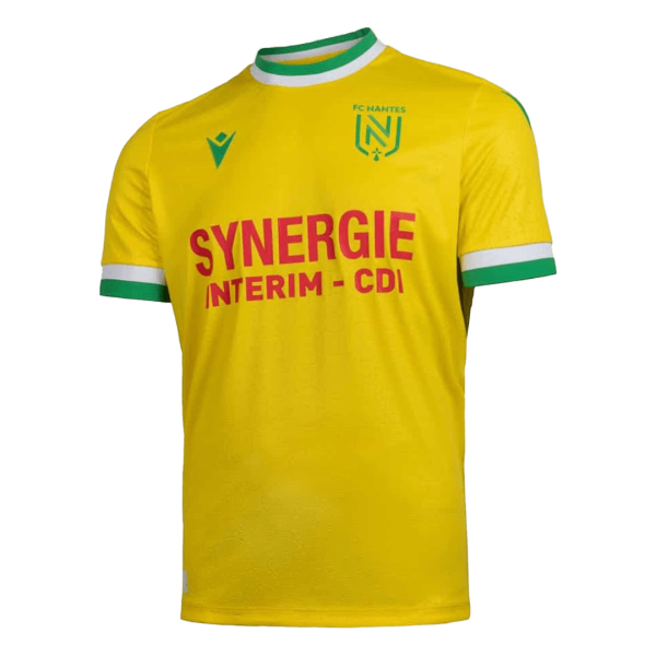 Men's Replica FC Nantes Home Soccer Jersey Shirt 2022/23 Macron
