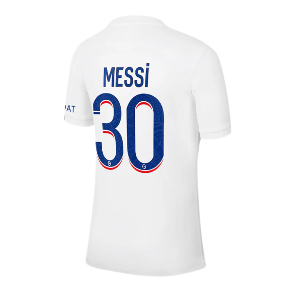Men's Replica Messi #30 PSG Third Away Soccer Jersey Shirt 2022/23 Nike