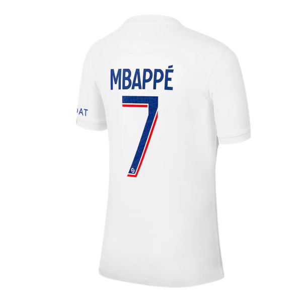Men's Replica MBAPPÉ #7 PSG Third Away Soccer Jersey Shirt 2022/23 Nike