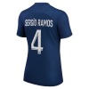 Women's Replica SERGIO RAMOS #4 PSG Home Soccer Jersey Shirt 2022/23 Nike