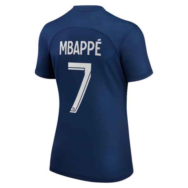 Women's Replica MBAPPÉ #7 PSG Home Soccer Jersey Shirt 2022/23 Nike