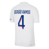 Men's Authentic SERGIO RAMOS #4 PSG Third Away Soccer Jersey Shirt 2022/23 Nike