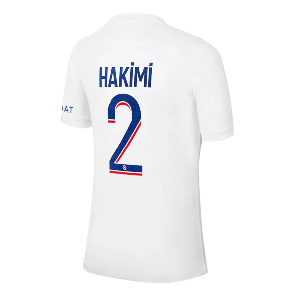 Men's Replica HAKIMI #2 PSG Third Away Soccer Jersey Shirt 2022/23 Nike