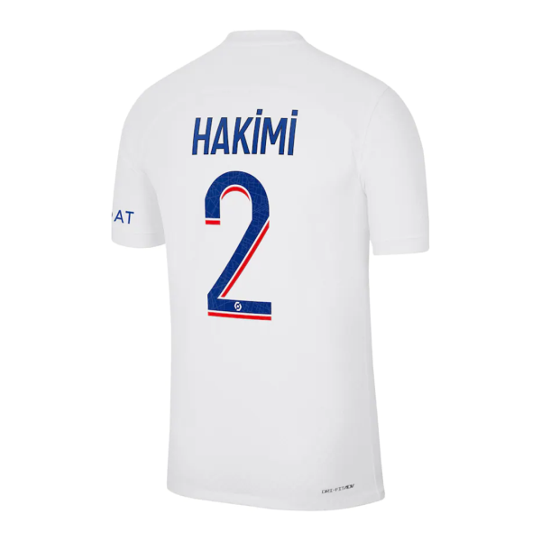 Men's Replica HAKIMI #2 PSG Third Away Soccer Jersey Shirt 2022/23 Nike