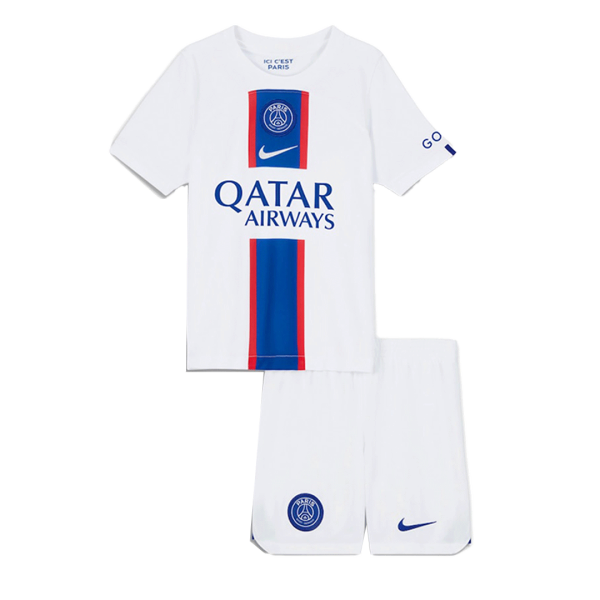 Kids PSG Third Away Soccer Jersey Kit (Jersey+Shorts) 2022/23 Nike