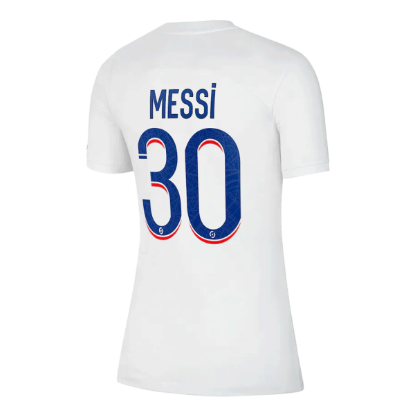 Women's Replica MESSI #30 PSG Third Away Soccer Jersey Shirt 2022/23 Nike