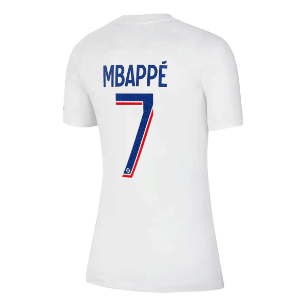 Women's Replica MBAPPÉ #7 PSG Third Away Soccer Jersey Shirt 2022/23 Nike