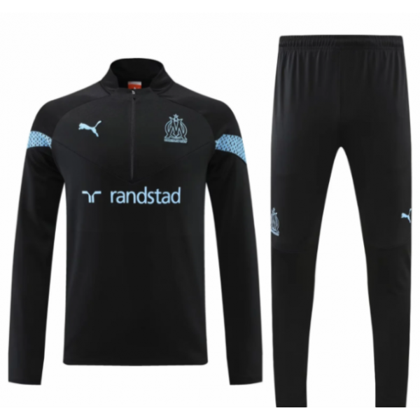 Men's Marseille Zipper Tracksuit Sweat Shirt Kit (Top+Trousers) 2022/23 Puma