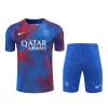 Men's Replica PSG Pre-Match Pre-Match Soccer Jersey Kit (Jersey+Shorts) 2022 Nike