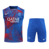 Men's PSG Soccer Sleeveless Training Kit (Top+Shorts) 2022/23 Nike