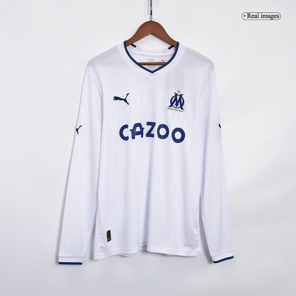 Men's Replica Marseille Home Long Sleeves Soccer Jersey Shirt 2022/23 Puma