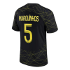 Men's Replica MARQUINHOS #5 PSG Fourth Away Soccer Jersey Shirt 2022/23 Jordan
