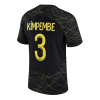 Men's Replica KIMPEMBE #3 PSG Fourth Away Soccer Jersey Shirt 2022/23 Jordan