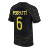 Men's Replica VERRATTI #6 PSG Fourth Away Soccer Jersey Shirt 2022/23 Jordan