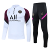 Men's PSG Zipper Tracksuit Sweat Shirt Kit (Top+Trousers) 2020/21 Jordan