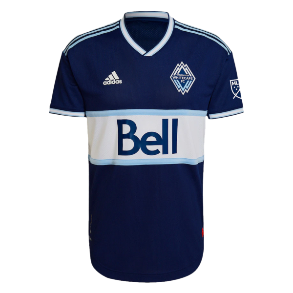 Men's Authentic Vancouver Whitecaps Home Soccer Jersey Shirt 2022 Adidas
