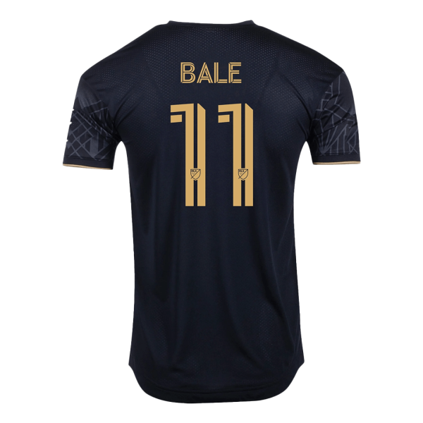 Men's Authentic BALE #11 Los Angeles FC Home Soccer Jersey Shirt 2022 Adidas
