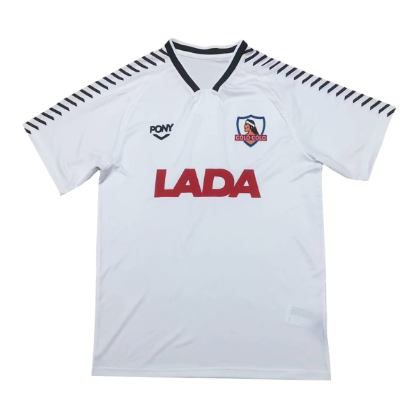 Men's Retro 1992 Colo Colo Home Soccer Jersey Shirt