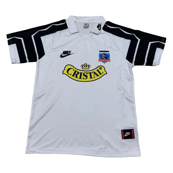 Men's Retro 1995 Colo Colo Home Soccer Jersey Shirt