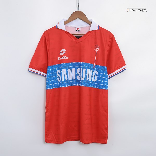 Men's Retro 1996 Universidad Católica Away Soccer Jersey Shirt Lotto