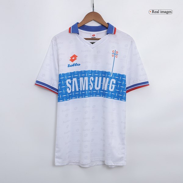 Men's Retro 1996 Universidad Católica Home Soccer Jersey Shirt Lotto