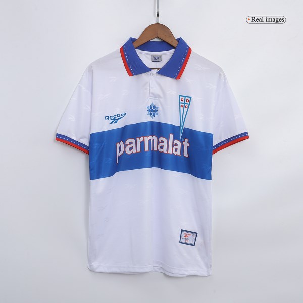 Men's Retro 1998 Universidad Católica Home Soccer Jersey Shirt