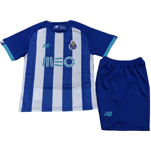 Kids FC Porto Home Soccer Jersey Kit (Jersey+Shorts) 2021/22 NewBalance