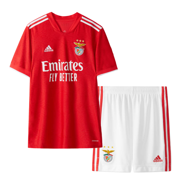 Men's Replica Benfica Home Soccer Jersey Kit (Jersey+Shorts) 2021/22 Adidas