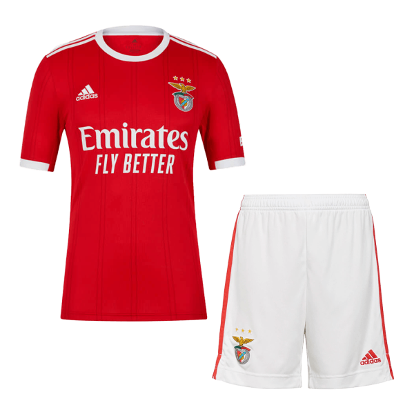 Men's Replica Benfica Home Soccer Jersey Kit (Jersey+Shorts) 2022/23 Adidas