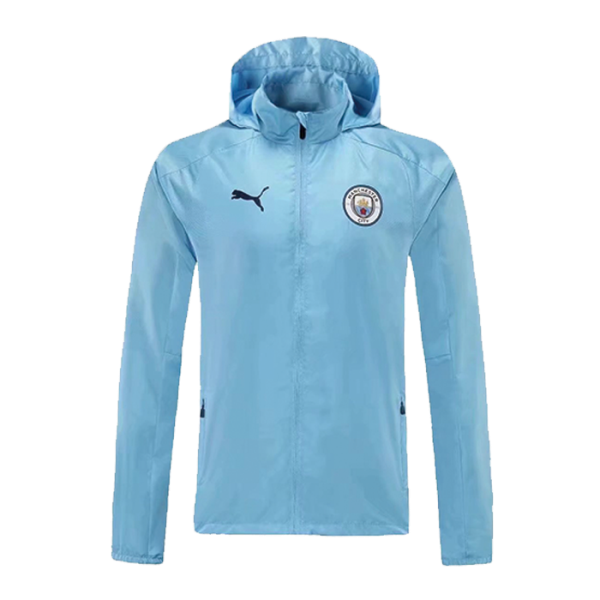 Men's Manchester City Windbreaker Hoodie Jacket 2021/22 Puma