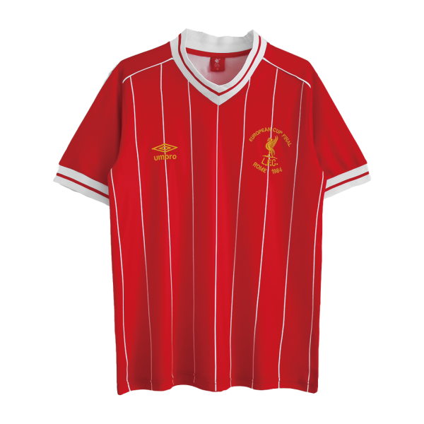 UCL Men's Retro 1981 Liverpool Home Soccer Jersey Shirt Umbro