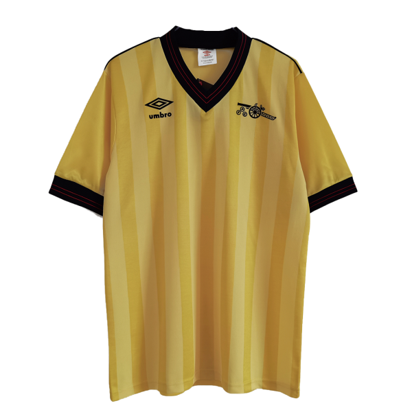 Men's Retro 1986 Arsenal Away Soccer Jersey Shirt Umbro