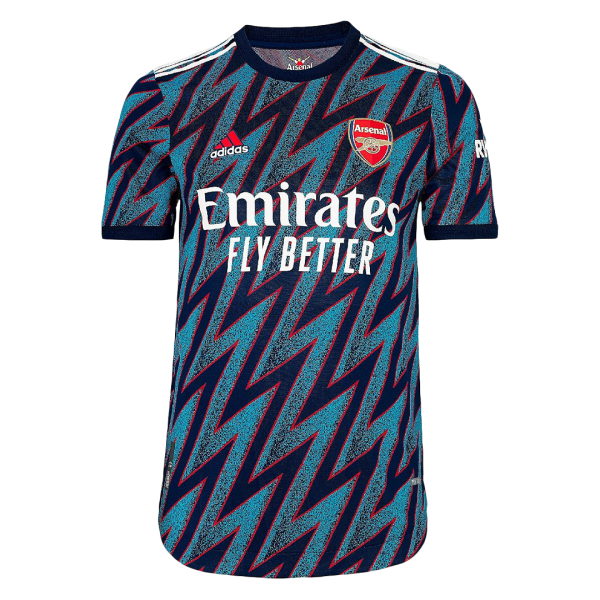 Men's Authentic Arsenal Third Away Soccer Jersey Shirt 2021/22 Adidas