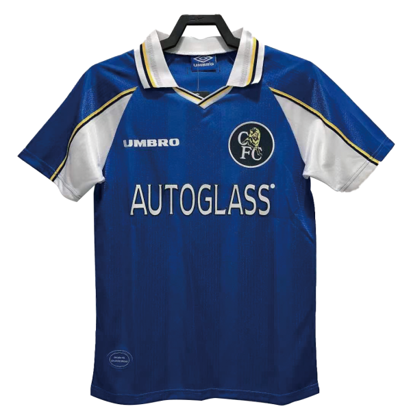 Men's Retro 1997/99 Chelsea Home Soccer Jersey Shirt Umbro