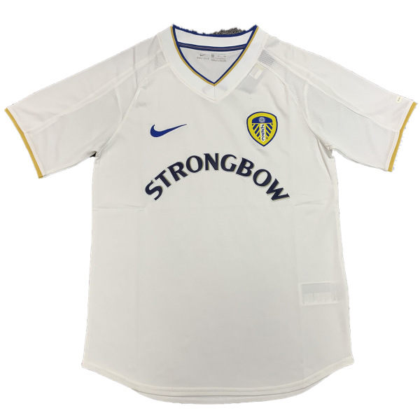Men's Retro 2000/01 Leeds United Home Soccer Jersey Shirt Nike