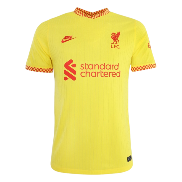 Men's Replica Liverpool Third Away Soccer Jersey Shirt 2021/22 Nike