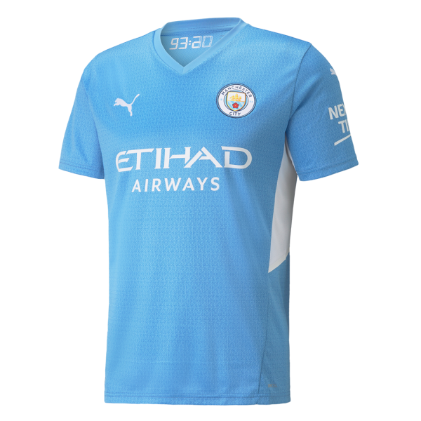 Men's Replica Manchester City Home Soccer Jersey Shirt 2021/22 Puma