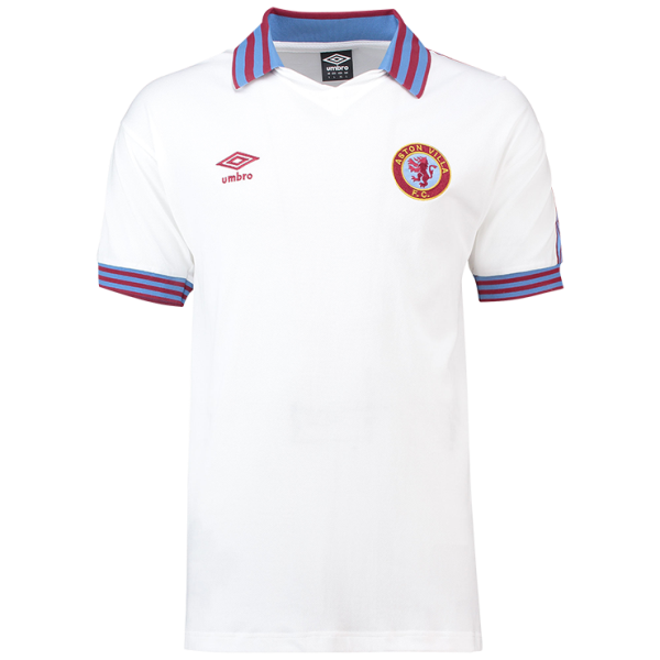 Men's Retro 1980 Aston Villa Away Soccer Jersey Shirt Umbro