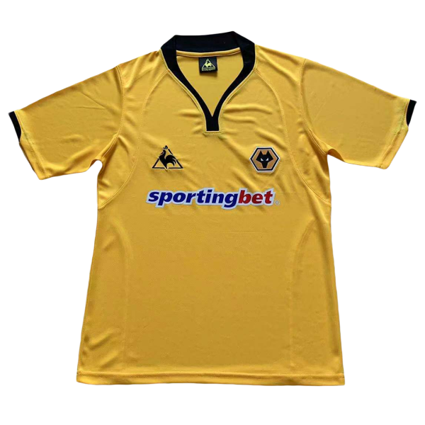Men's Retro 2010 Wolverhampton Wanderers Home Soccer Jersey Shirt Le Coq Sportif